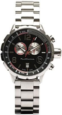BAUSELE Men's Australian Designed Watch - Comes With 2 Easy Interchangeable Straps Black