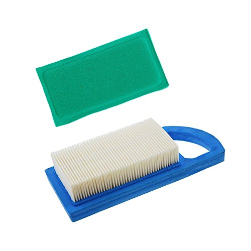 HIFROM Pack of 5 Air Filter With 697292 Pre Filter for Briggs & Stratton 10HP Engines Replace 697152 613022 650821 697775 698413 797007