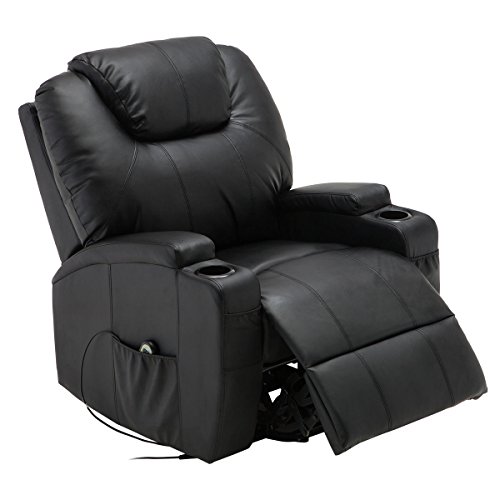 Electric Lift Power Recliner Chair Heated Massage Sofa Lounge With Remote Control