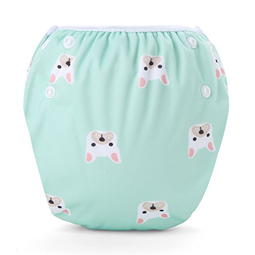 Martofbaby Reusable Baby Swim Diapers Waterproof Swimwear Adjustable Pants 0-3 Years - Thumbnail 2