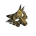 AYGYIYH Halloween Wolf Head Mask (Gold)