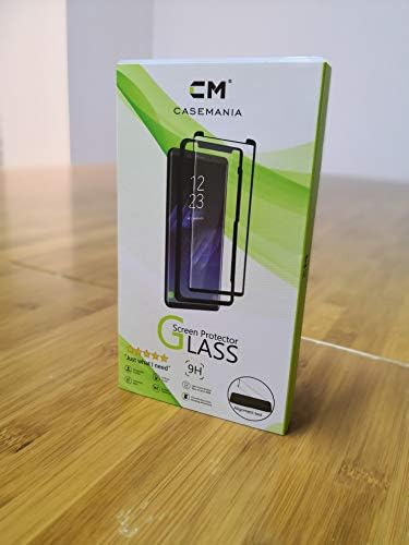Casemania Galaxy Note 8 Screen Protector, Tempered Glass Screen Protector for Samsung Galaxy S8 [5.8 inch], Full Coverage, Ultra HD Clear, Anti-Scratch, Bubble Free, Anti-Fingerprint (Note 8)