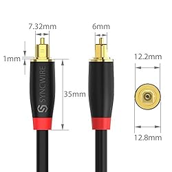 SYNCWIRE Digital Optical Audio Toslink Sound Bar TV