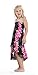 Girl Hawaiian Butterfly Dress in Pink Panel Black Size 6