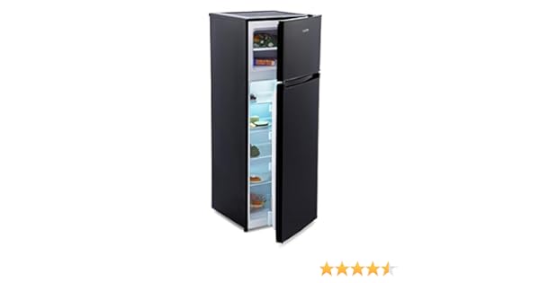 KLARSTEIN Height Cool Black - Nevera con congelador, refrigerador ...