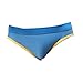 Outtop (TM) Men's Sexy Lycra Mesh Bulge Sexy Low Rise Jock Straps Briefs Thong Shorts Underpants (L, Blue) (L, Blue)