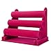 ChezMax Triple Tier Jewery Display Removable Bracelet Holder Jewelry Stand Necklace Stand Jewelry Towers and Watch Holder for Home Organization