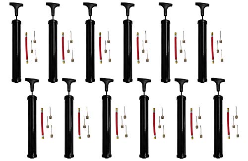 BIGGZ 12 Pack Ball Pumps W/Needles - Bulk Wholesale Soccer Balls & Sports