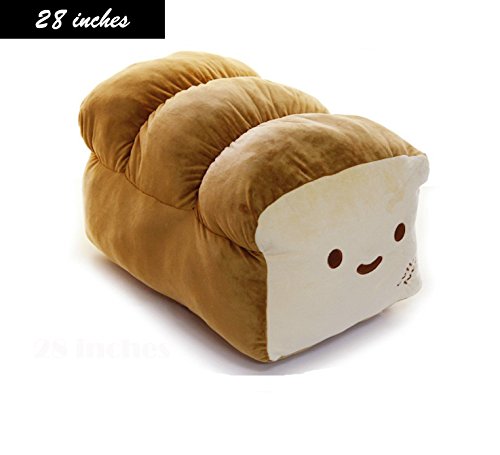 Bread 28", 28" Plush Pillow Cushion Doll Toy Home Bed Room Interior Decoration (28 inches)