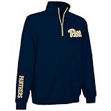Pitt Panthers Quarter Zip Sweatshirt Navy