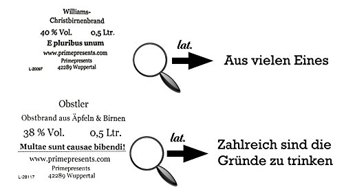Geschenkset Edel-Brände: Hornträger (Williams) und Überläufer (Obstler) - Das Geschenk für Männer, Jäger und Sammler (2… – Bild 4