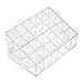 doopootoo Clear Acrylic Trapezoid 24 Lattices Lipsticks 14.59.57.3cm Cosmetic Perfume Organizer Display Holder Storage Shelf