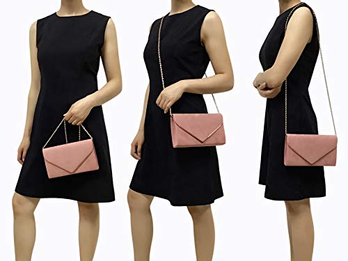 dusty rose evening bag