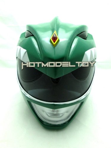 Green Power Ranger Helmet Cosplay Life Size
