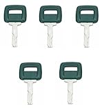 5 Keys Laser Cut Ignition key 17225331 11039228 for Volvo ,Clark-Michigan Volvo Articulated Hauler Models A20C A25C A30C +