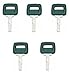 5 Keys Laser Cut Ignition key 17225331 11039228 for Volvo ,Clark-Michigan Volvo Articulated Hauler Models A20C A25C A30C +