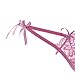 Chinatera Women's Naughty Sexy Lingerie Womens Lace T-Back T-String G-string Thong Panty Briefs Knickers Underwear (Pink)
