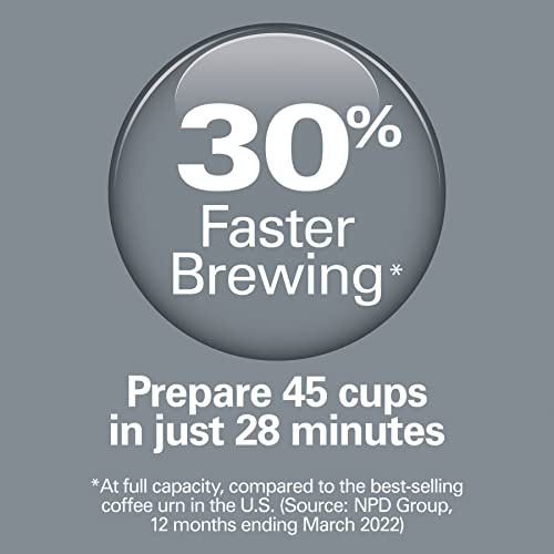 Hamilton Beach 40521 Coffee Urn and Hot Beverage Dispenser, 45 Cup