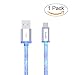 Earfly Micro USB Cables, Glow in Dark High Speed USB 2.0 Cables USB Android Charging Cables for Samsung Galaxy and Other Android Smartphone Devices. (Android 1 Pack)