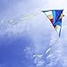 emma kites 60 inch Miss Sora Rainbow Delta Kite for Adults Kids Beginners Super Easy to Fly - RTF Kite Kit with Kite Tails & 320ft Kite String - Joyful for Beach Outdoor Games Activities