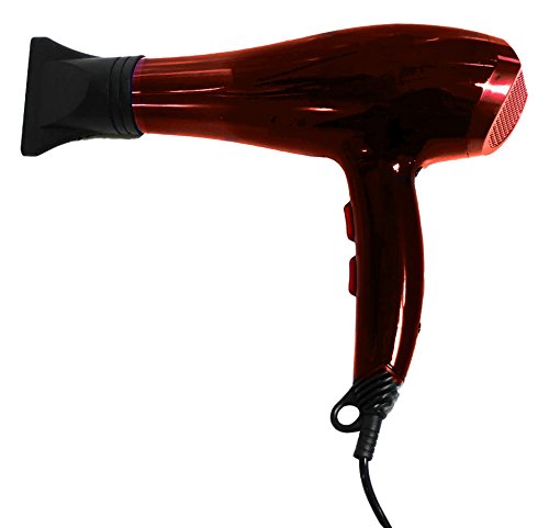 PU Health Dx5 Professional Hair Dryer, Red, 21 Ounce