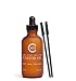 CSCS 100% All Natural & Organic Castor Oil for Eyelashes, Eyebrows, Hair, etc - Dramatically Improves Hair Growth & Thickness Fast - USDA Certified, Cold-Pressed and Hexane Free (2 oz)
