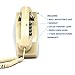 Single Line Classic 2554 Wall Mountable Phone with Loud Ringer and Handset Volume Control Switch, Wall Mount Jack Required, Ash
