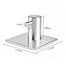 Adhesive Hooks, Heavy Duty Wall Hooks Coat Hooks Towel/Robe Hooks SUS 304 Stainless Steel Strong Waterproof Hanger for Bathroom Kitchen and Garage - (4 Pack)
