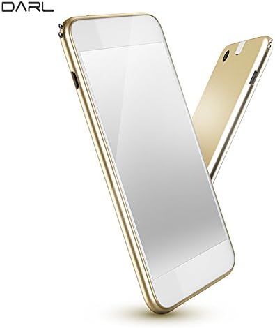 DARL Mutilfunction Smart Phone Accessories 4K Hd Cosmetic Mirror 3cm Noncontact Infrared Thermometer and Skin Moisture Meter Beauty Instrument for iPhone (App Control, Gold)