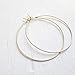 Hammered Gold Filled Wire Hoops