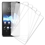 Sony Xperia TL Screen Protector Cover, MPERO 5 Pack of Clear Screen Protectors for Sony Xperia TL