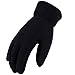 OZERO Winter Gloves for Men Women: -20F Deerskin Waterproof Windproof Leather Polar Fleece Cotton Warm Thermal Insulated Womens Mens Gloves Winter Work Running in Cold Weather-XL Denim Black