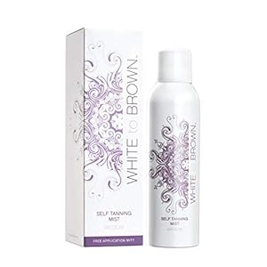 WHITE-to-BROWN-Self-Tanning-Mist-Medium-200ml-Fast-drying-Lightweight-Mist-for-a-Natural-Streak-Free-Tan-that-Lasts-For-Days-Natural-Ingredients-Easy-To-Use-Application-Natural-Bronze-Glow WHITE to BROWN Self Tanning Mist. Natural Ingredients. Easy to Use Application. Fast Drying, Long-Lasting, Natural…