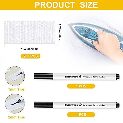 Writable Iron on Clothing Labels, Personalized Labels to Mark Clothes, Personalized Clothing