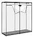 Whitmor Extra Wide Clothes Closet - Freestanding Garment Organizer with Clear Cover primary
