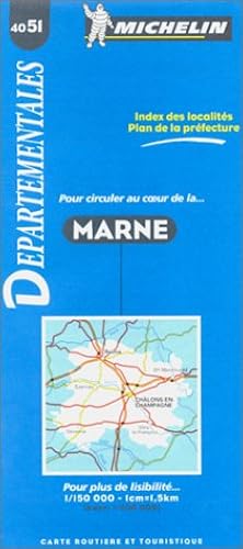 Download Carte routière : Marne, 4051, 1/150000 PDF