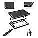 Standing Desk, Sit to Stand Laptop Table 3 Level Height Adjustable Stand Up Desk Portable Sit Stand Computer Converter Riser Desktop Workstation Foldable Free Assemble for Laptop Office/Home(Black)thumb 4