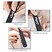 Nail Files, Easkep 12 pcs 100 180 Grit Professional Double Sided New Wood Material Black Nail File Bulk for Natural and acrylic nails Washable Manicure Tools Set Ultra Thin
