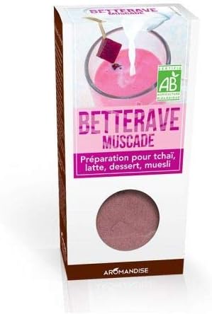 Organic preparation for chai & latte with beetroot & nutmeg - 70 g