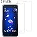 Monond PDTXCLS Aeiniwer HTC U11 Screen Protector,[2 Pack] YMAKSI Anti Scratch Anti-Bubble Tempered Glass, Premium Screen Protection for HTC U11,Lifetime Replacement Warranty