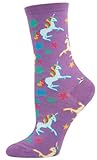 Socksmith Womens Unicorn Socks (Bright Purple)