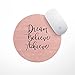 Dream Believe Achieve Mouse Pad | Neoprene Positive Motivational Inspirational Quote Mousepad, Office Space Decor, Home Office, Computer Accessories