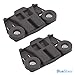 BlueStars 2 Packs W10195417 Dishwasher Lower DishRack Wheel with 𝐒𝐓𝐄𝐄𝐋 𝐒𝐜𝐫𝐞𝐰𝐬 - Fit Kenmore KitchenAid Whirlpool Dishwashers - Replaces AP6016764 PS11750057