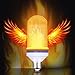 Flame Bulb,LED Flame Effect Light Bulb MASCOTKING E26 Base 105pcs 2835 LED Beads Vintage Festival Atmosphere Decorative LampNature Fire effect (1pack)
