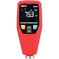 UNI-T Uni-Trend Paint Thickness Teste UT343D UT343A UT343E Digital Coating Gauge Meter Cars Paint Thickness Teste Metal Detector FE/NFE Measurement with USB Data(UT343A)