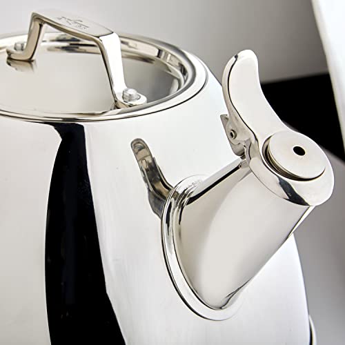 AllClad E86199 Stainless Steel Tea Kettle, 2Quart, Silver Pricepulse