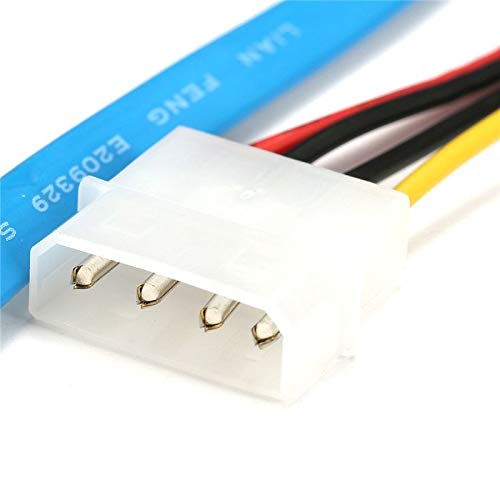About 70cm Hard Drive Adapter Cord Cable SAS Serial Attached SCSI SFF-8482 to SATA HDD Hard Drive Adapter Cord Cable Blue Color