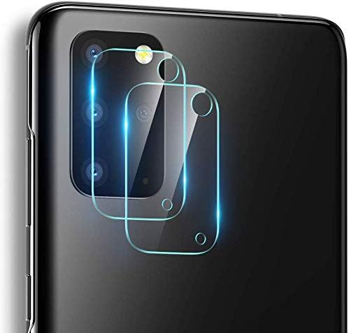 Domxteck【2 pack Scratch Resistant Camera Lens Screen Protector High Definition 2.5D Protector for Samsung Galaxy S20 Plus