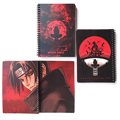 Buy Itachi Uchiha Notebook with 10 free itachi stickers,24 itachi Art