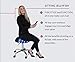 THE ORIGINAL Balance Ball Office Chair Stool, Adjustable Chair - Ergonomic Exercise yoga Chair that Provides Stability and Core Strength ( SALE - CLICK PROMOTIONS FOR BONUS SEAT COVER RRP 24.99)